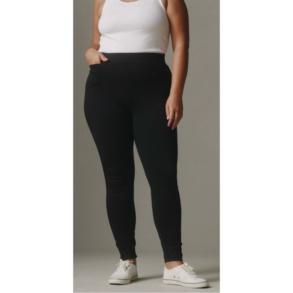 American Giant • 16 • Super Black Ponte Slim Pant